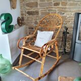 Rattan rocking chair