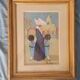 Oil painting on canvas board, Rodolfo Marma "The Nuns" Saint-E
