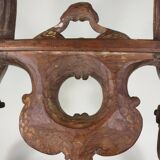 Antique German church console table, 19th century