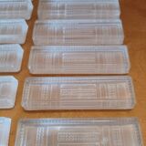 12 portes couteaux verre