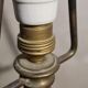Lampe bronze et laiton art nouveau 1900 a 30s