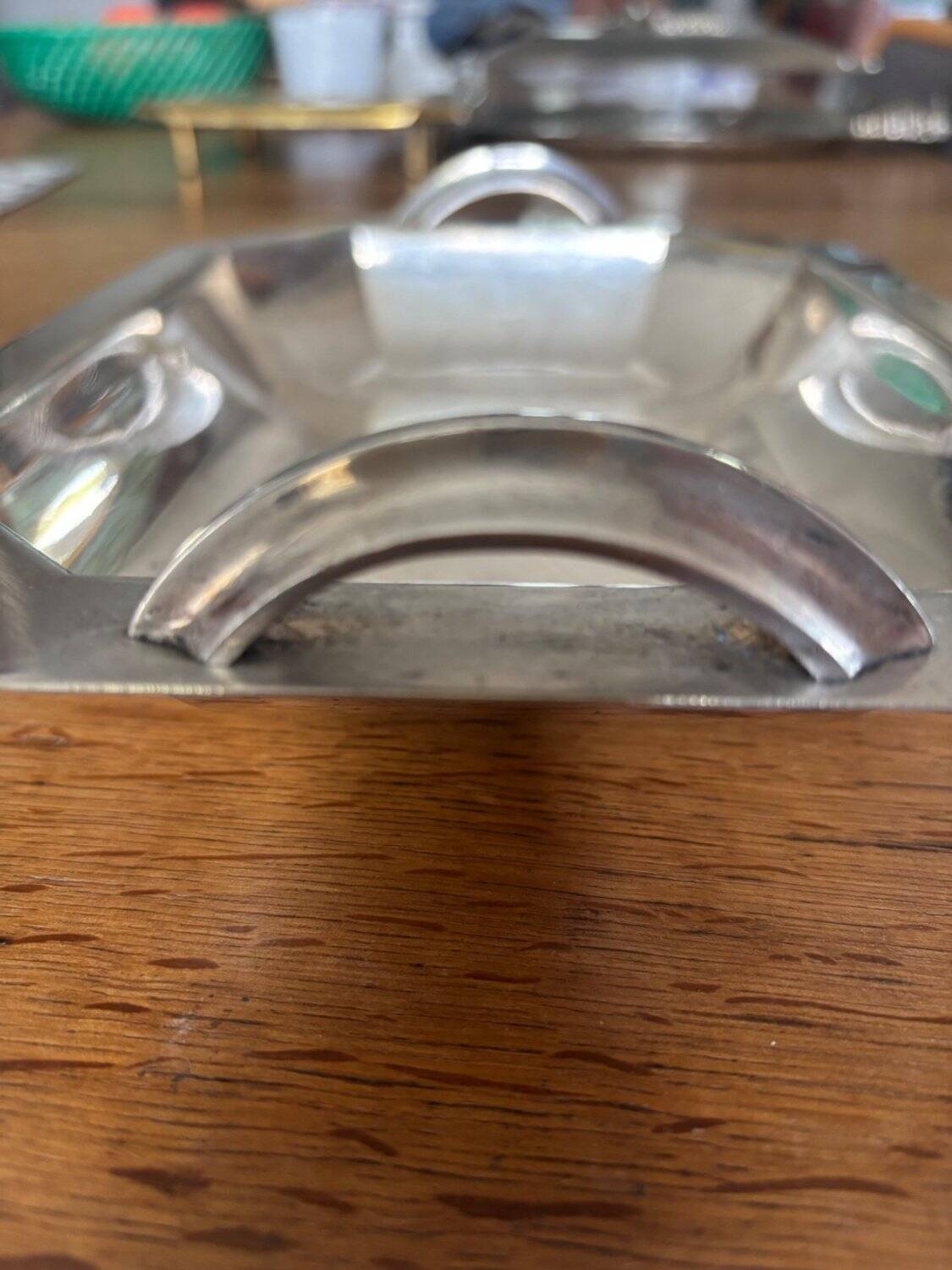 Perfect silver-plated basket