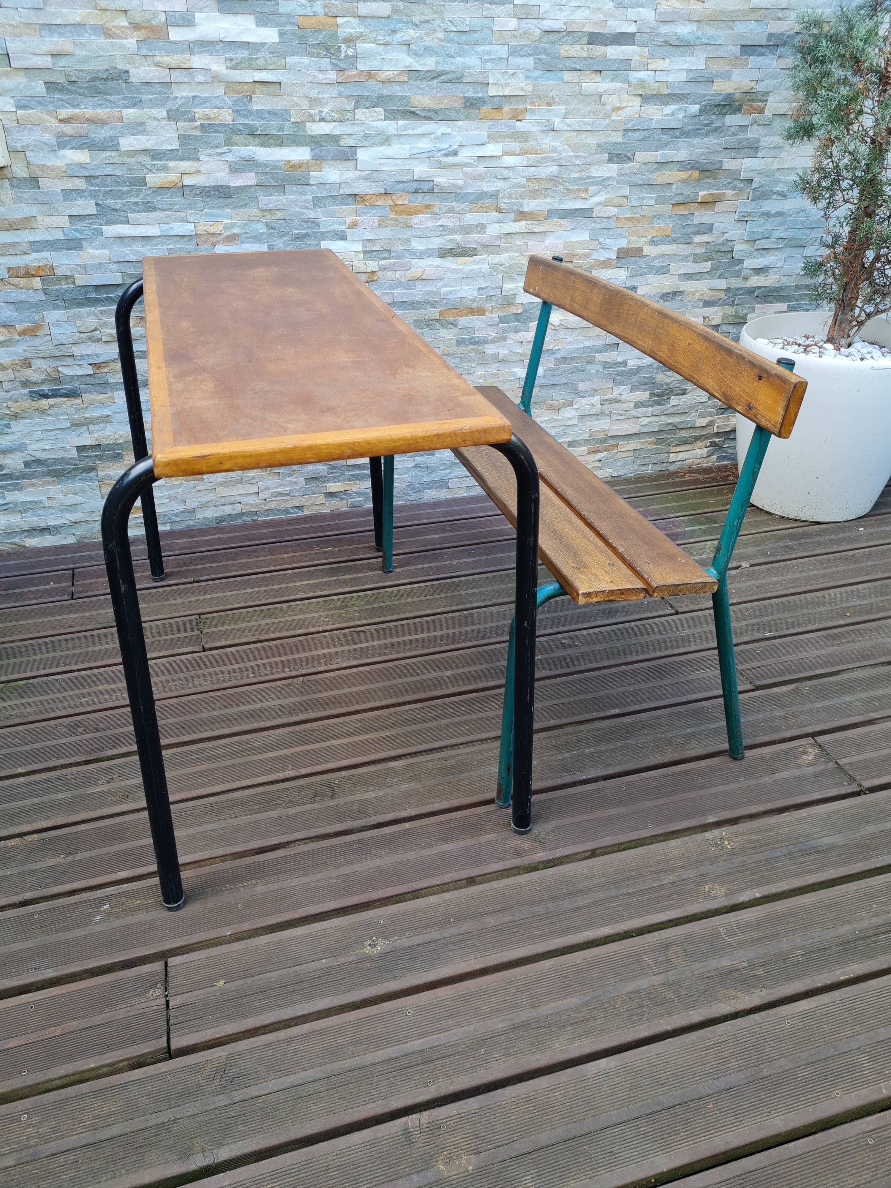 vintage school office for decoration or industrial style console