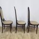 Ensemble de trois chaises Thonet