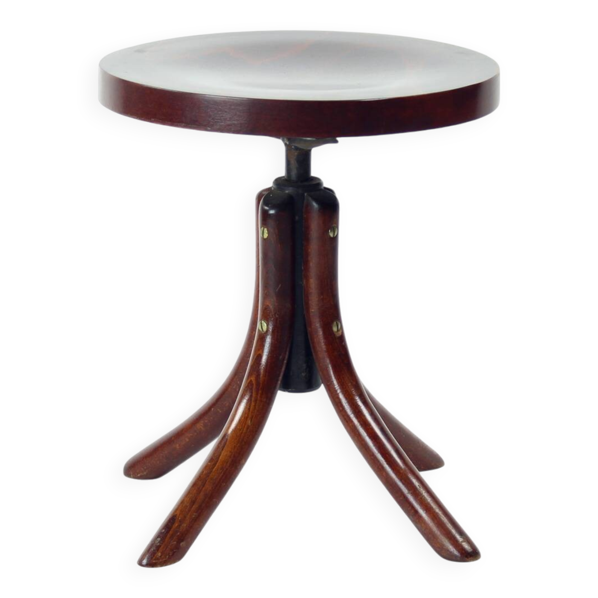 Vintage Piano Stool, Czechoslovakia 1960s