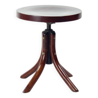 Vintage Piano Stool, Czechoslovakia 1960s