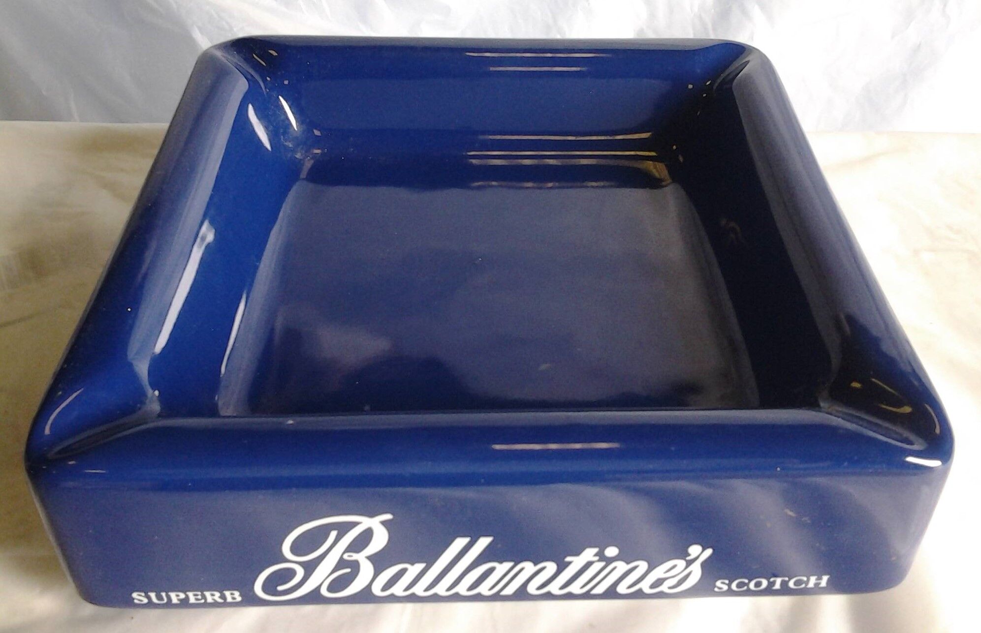 Ballantine's Vintage Advertising Ashtray