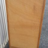 Dresser in oak and wicker