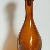 Three-sided blown glass carafe from Biot 1960s