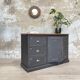 Craft furniture in patinated fir, circa 1950.