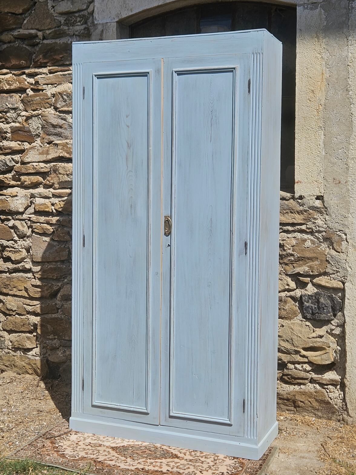 Renovated and distressed antique Parisian wardrobe | Gabrielle