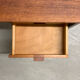Scandinavian desk in teak & metal 1960s