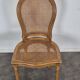 Pair of caned chairs in Louis XVI style
