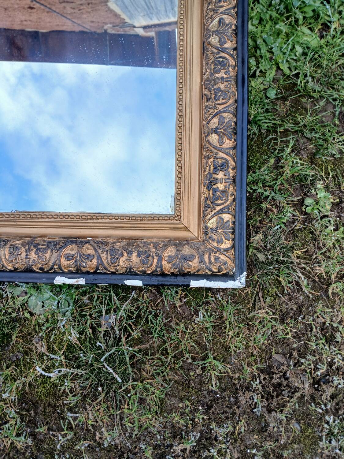 Antique mirror in Louis Philippe style