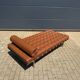Knoll barcelona daybed mies van der rohe in cognac venezia leather, as new