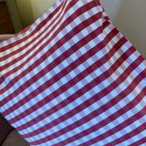 Vichy fabric cushion cover