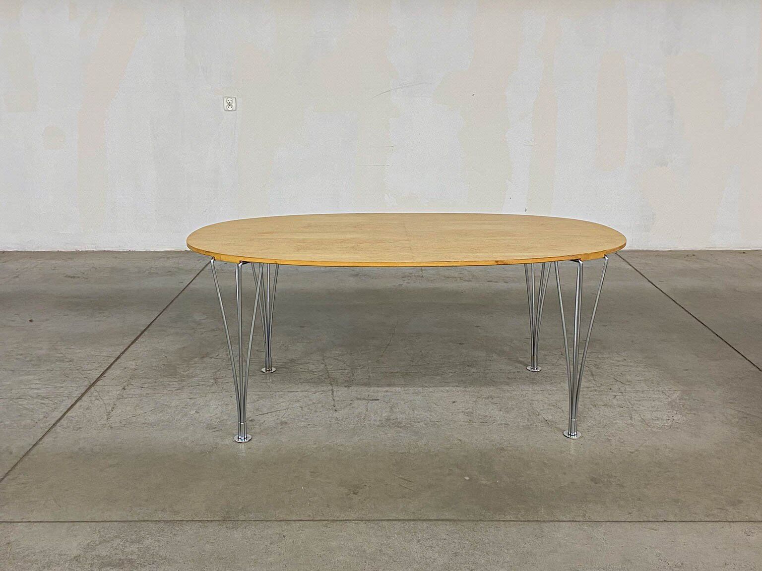 Superellipse table by Bruno Mathsson and Piet Hein for Fritz Hansen