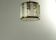 Crystal Glass and Brass Pendant by Jablonecké Sklárny