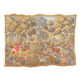 Tapisserie murale scène de chasse à courre