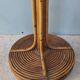 Vintage "parrot" coat rack in bamboo and rattan