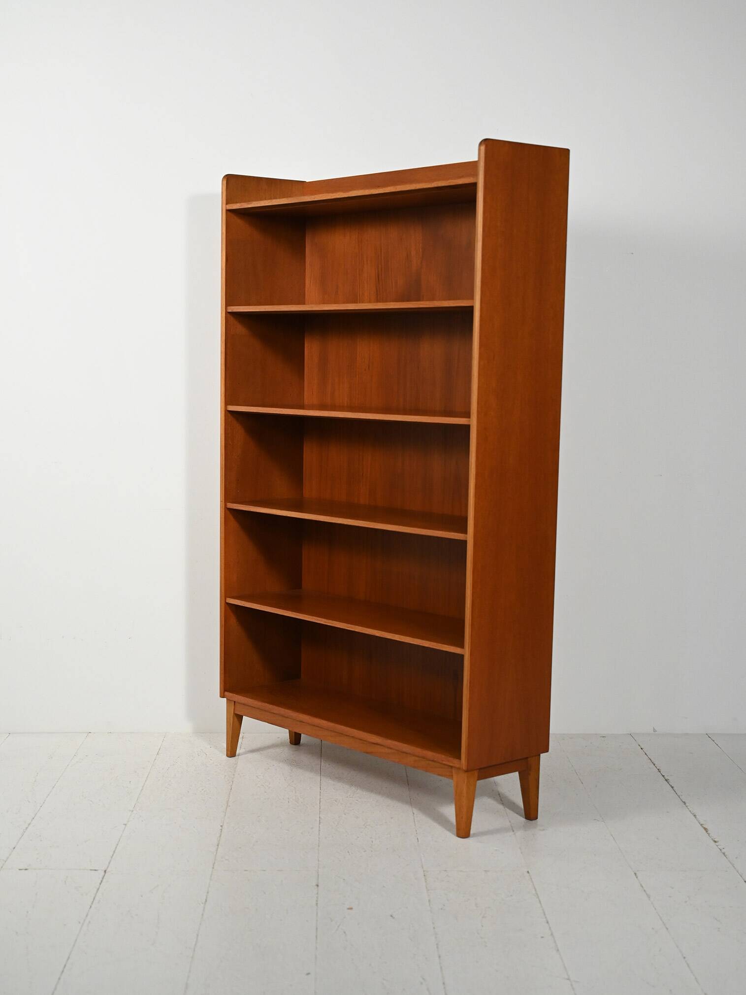 Scandinavian teak bookcase by Ferdinand Lundquist, 1960s