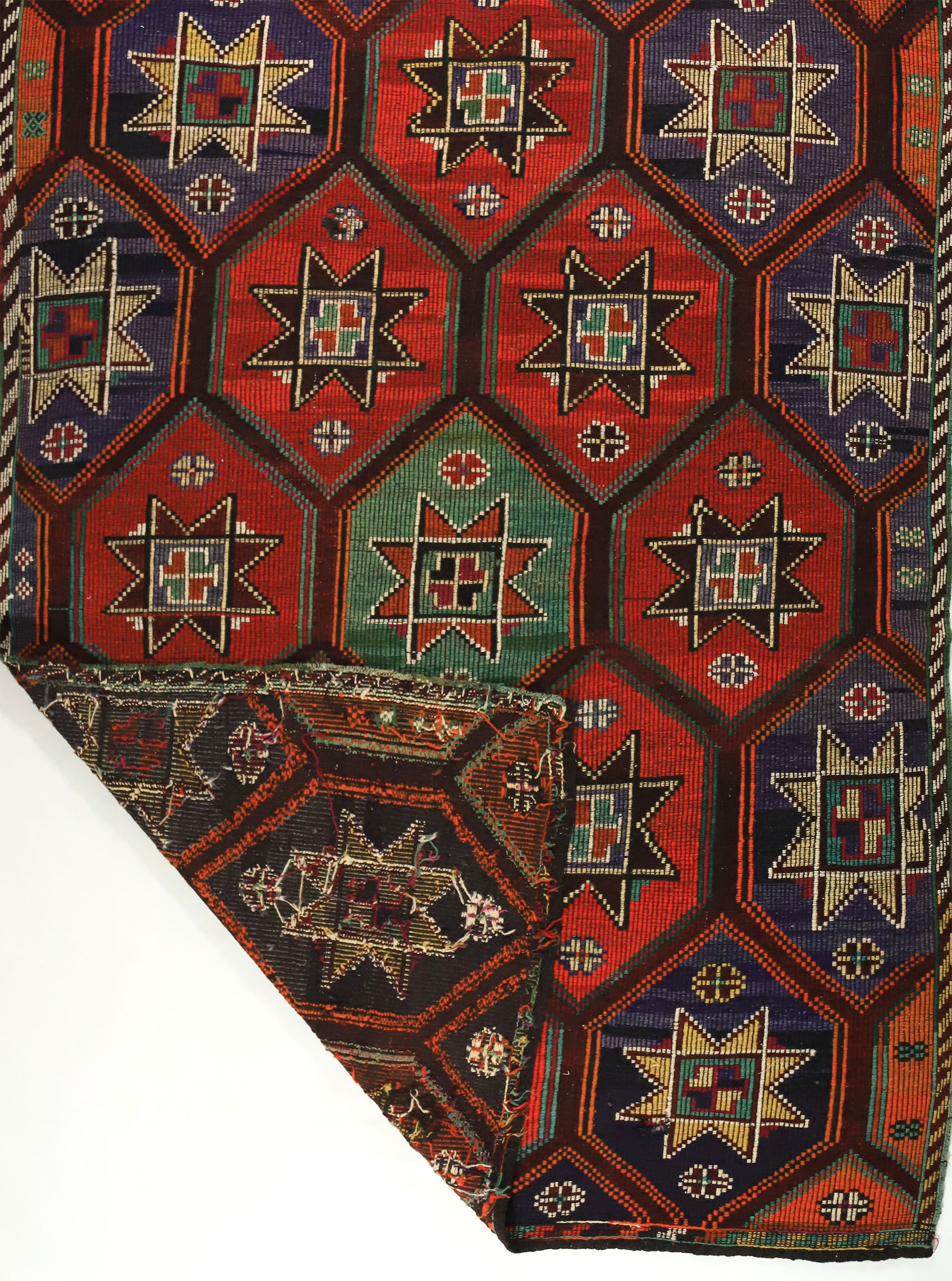 Anatolian handmade kilim rug 202 cm x 271 cm