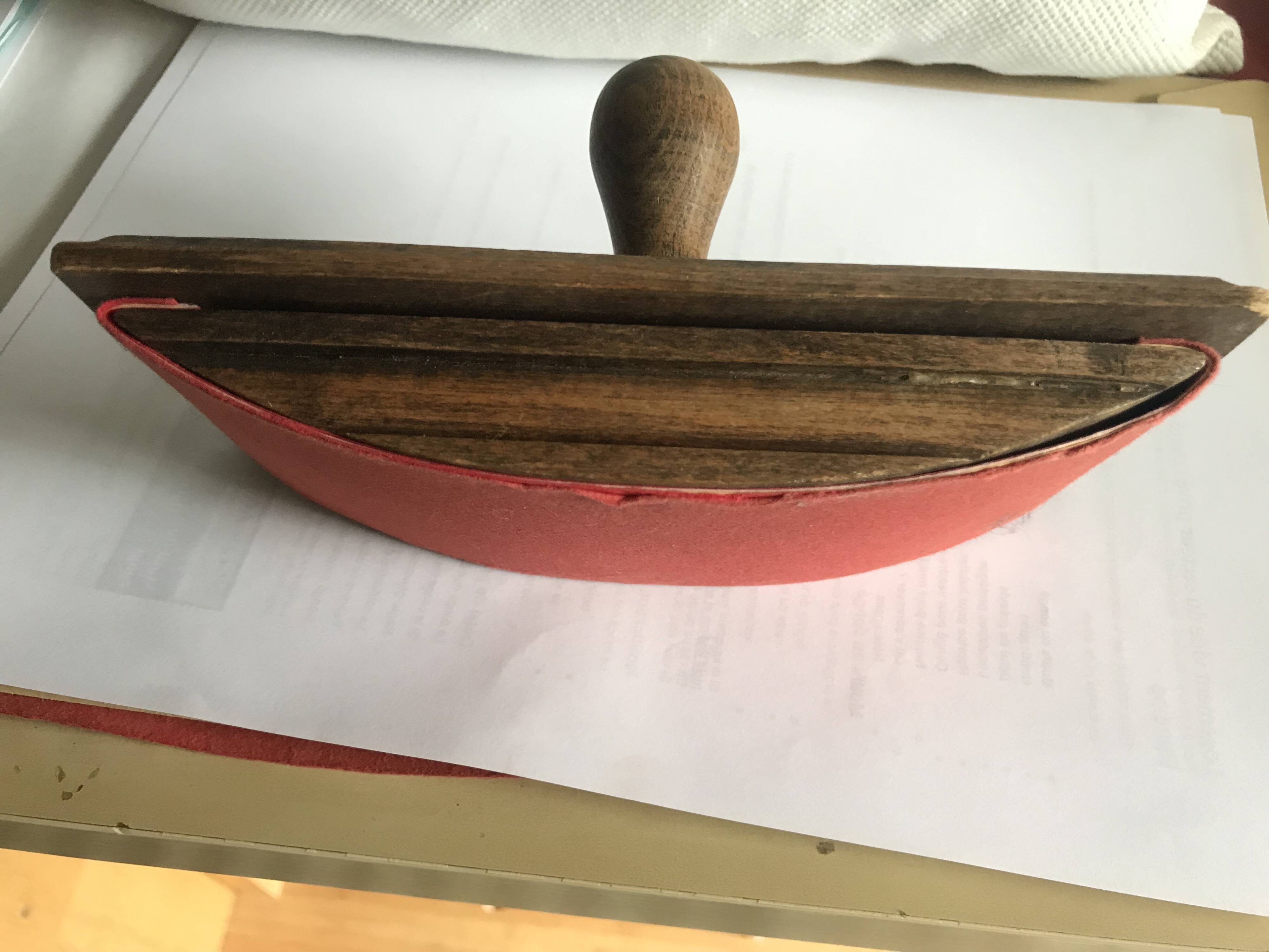 Old office blotter stamp