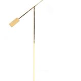 Floor lamp in brass