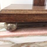 Sellette Art Deco in varnished wood