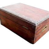 Ancient chest sculpte brass handles india