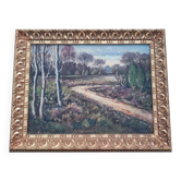 Peinture à l'huile - paysage