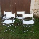 Vintage folding armchair set