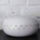 Mebel Clam ashtray from the 1970s by Alan Fletcher in white.