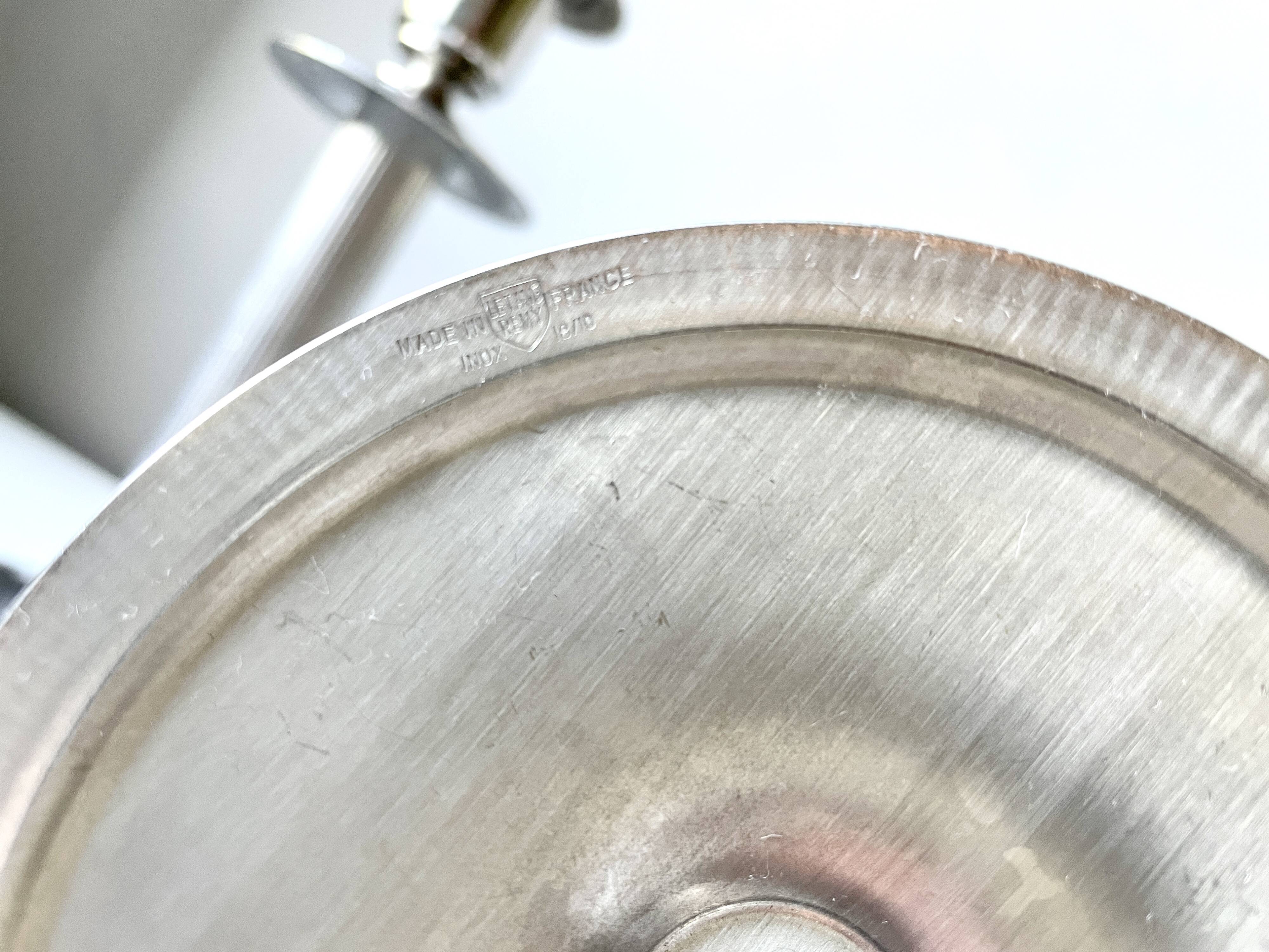 Set de 3 bougeoirs en inox