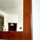 Vintage teak mirror