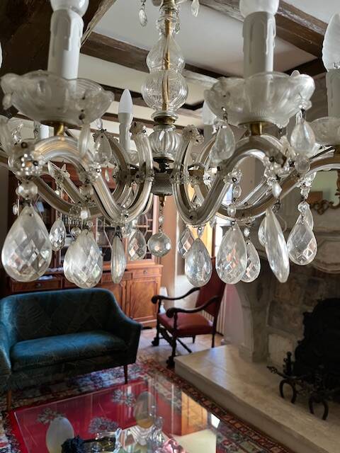 8-light Venetian chandelier