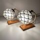 Paire lampes art déco vintage