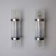 Pair of Sciolari wall lamps, murano glass, Italy, 1970