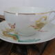 Asian porcelain dragon coffee set