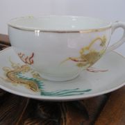 Service à café dragon porcelaine asie
