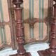 Pair of Renaissance-style stools in walnut - 19th century.