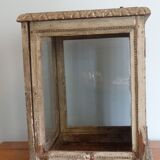 18th century showcase has three mobile windows