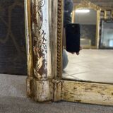 Louis Philippe silver mirror 133 x 98
