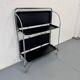 Mid-century Bauhaus Dinett foldable serving trolley from Bremshey Solingen, 1960s