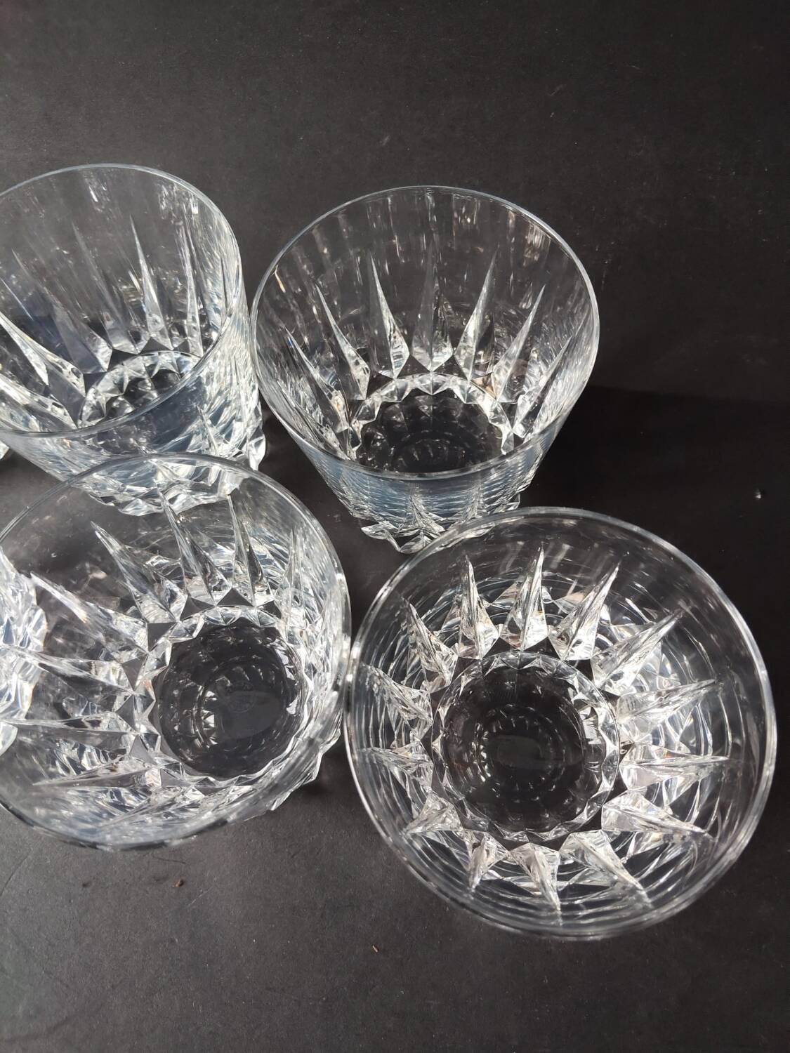 6 Verres à whisky tumbler Crystal St Louis Guernesey.