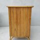 Commode en rotin vintage