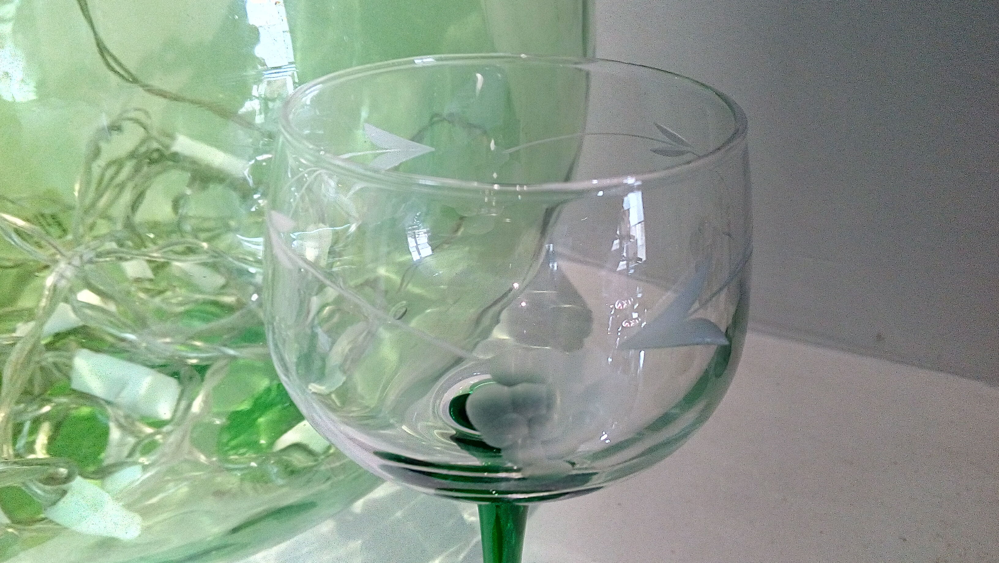 Set of 6 glasses of Alsace wine