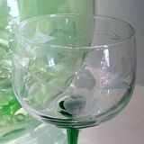 Set of 6 glasses of Alsace wine