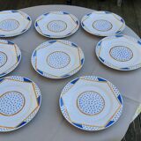 8 flat plates model prelude de badonviller art deco