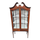 Vitrine anglaise art nouveau. acajou
